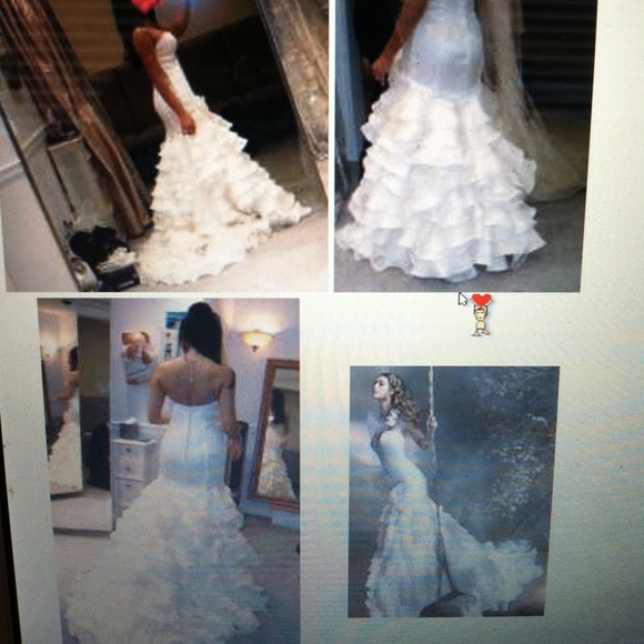 NWT Lazaro wedding gown - Never used - Picture 11 of 17